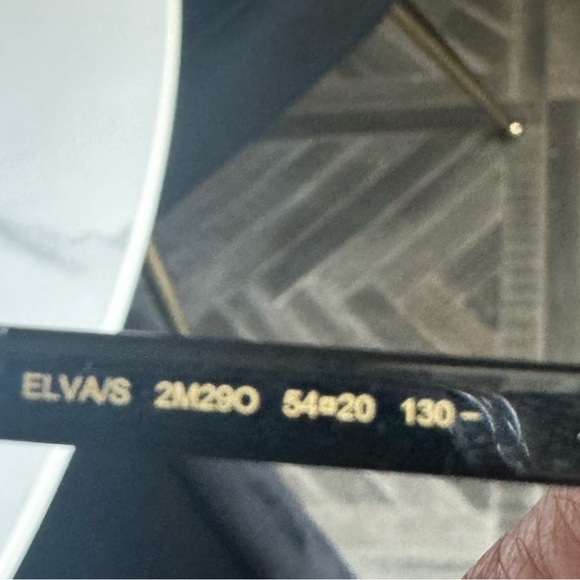 JIMMY CHOO "ELVA" unisex 54 mm rectangular frame sunglasses AUTHENTIC - Picture 6 of 15